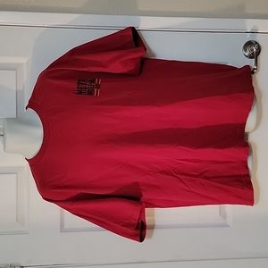 Metal Mulisha Shirt Men's Red "Live Fast Die Last" Short Sleeve MX. Size 2XL